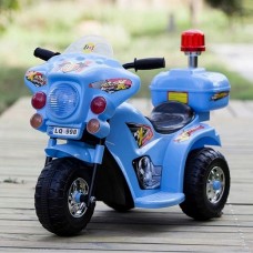 Детский электромотоцикл 998(син)